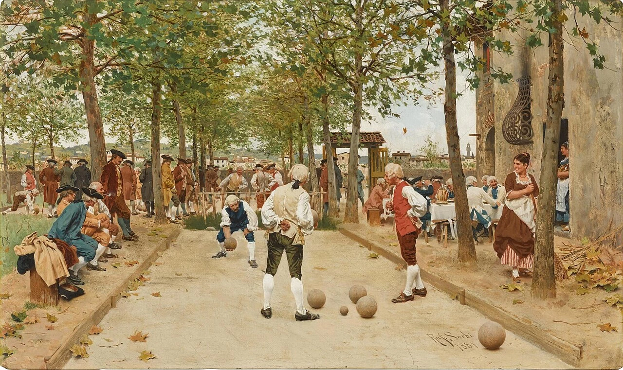 Una partita a bocce